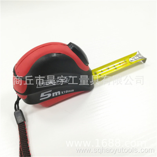 Shell rubber coated self braking steel tape